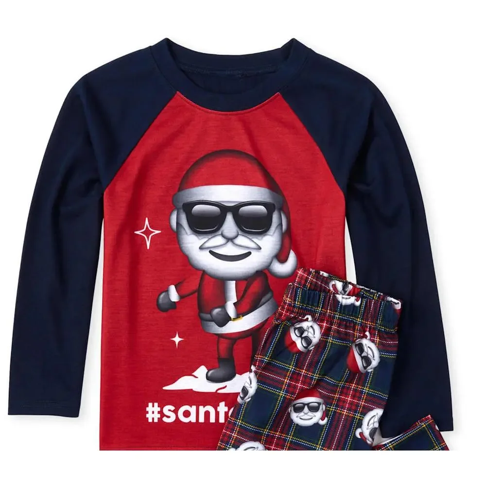 The Children's Place Santa Clause Floss Holiday Christmas T-Shirt Size XS/4